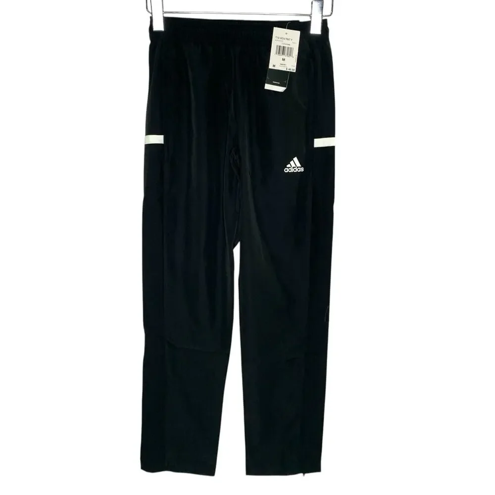 Adidas M NEW Youth Woven Pants Taper Leg Football Soccer Active Sports Black
